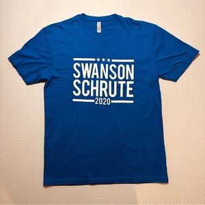 Swanson Schrute The Office‎ short sleeve t shirt tee adult Large AL NWOT